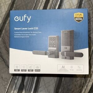 OPEN BOX/PRE-OWNED EUFY Smart Lever Lock C33 Door Handle